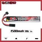 GNB GAONENG 1500MAH 3S 11.1V 30C 60C batteria LiPo AirSoft Mini connettore Tamiya